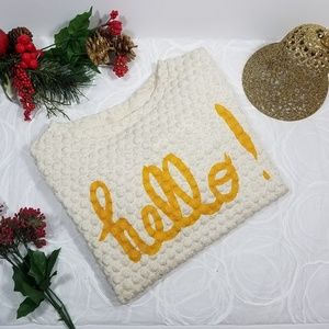 ZARA GIRLS HONEY COMB SWEATSHIRT